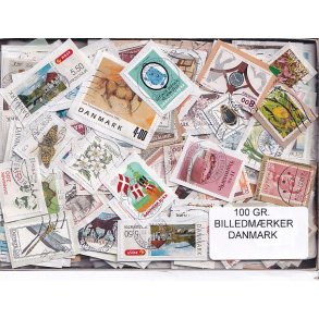 Danmark 100 g. Billedm�rker Enkeltklip - Ny varer hjemkommet 31 - 10 - 2024 - Flot Parti !!