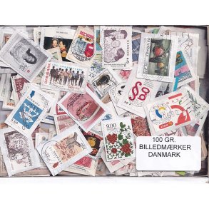 Danmark 100 g. Billedm�rker Enkeltklip - Ny varer hjemkommet 31 - 10 - 2024 - Flot Parti !!
