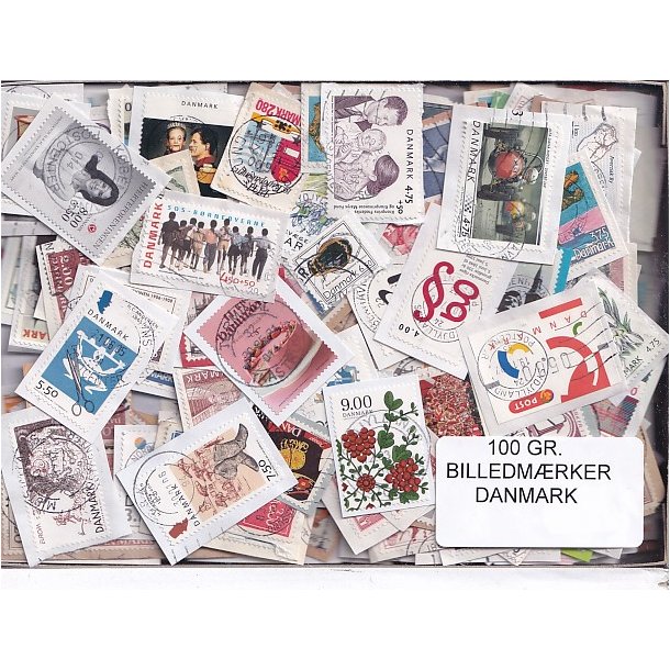 Danmark 100 g. Billedm�rker Enkeltklip - Ny varer hjemkommet 31 - 10 - 2024 - Flot Parti !!
