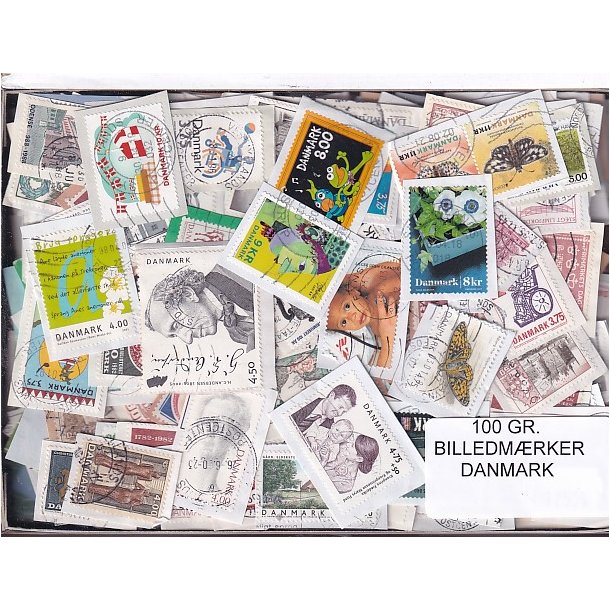 Danmark 100 g. Billedm�rker Enkeltklip - Ny varer hjemkommet 31 - 10 - 2024 - Flot Parti !!