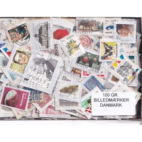 Danmark 100 g. Billedm�rker Enkeltklip - Ny varer hjemkommet 31 - 10 - 2024 - Flot Parti !!