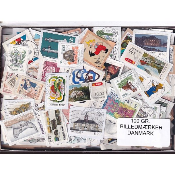Danmark 100 g. Billedm�rker Enkeltklip - Ny varer hjemkommet 31 - 10 - 2024 - Flot Parti !!