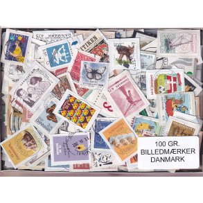 Danmark 100 g. Billedm�rker Enkeltklip - Ny varer hjemkommet 31 - 10 - 2024 - Flot Parti !!