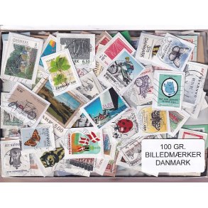 Danmark 100 g. Billedm�rker Enkeltklip - Ny varer hjemkommet 31 - 10 - 2024 - Flot Parti !!