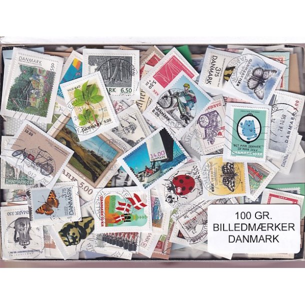 Danmark 100 g. Billedm�rker Enkeltklip - Ny varer hjemkommet 31 - 10 - 2024 - Flot Parti !!