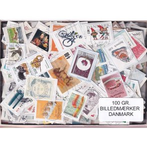Danmark 100 g. Billedm�rker Enkeltklip - Ny varer hjemkommet 31 - 10 - 2024 - Flot Parti !!
