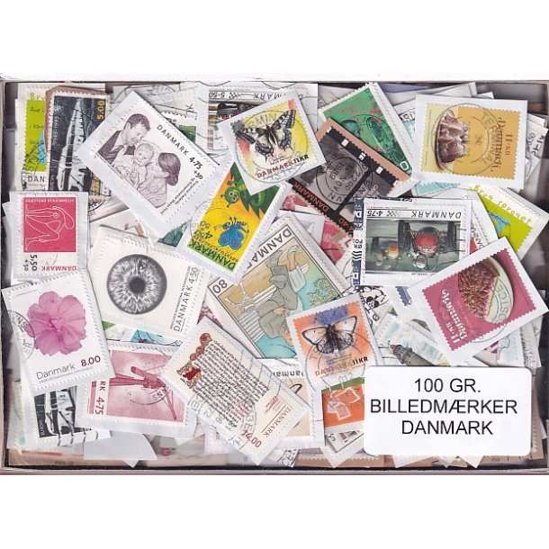 Danmark 100 g. Billedm�rker Enkeltklip - Ny varer hjemkommet 31 - 10 - 2024 - Flot Parti !!
