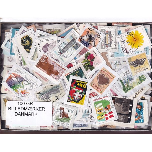Danmark 100 g. Billedm�rker Enkeltklip - Ny varer hjemkommet 31 - 10 - 2024 - Flot Parti !!