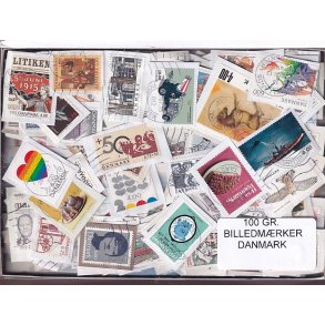 Danmark 100 g. Billedm�rker Enkeltklip - Ny varer hjemkommet 31 - 10 - 2024 - Flot Parti !!