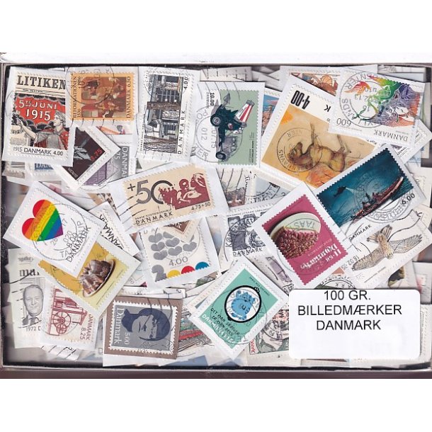 Danmark 100 g. Billedm�rker Enkeltklip - Ny varer hjemkommet 31 - 10 - 2024 - Flot Parti !!