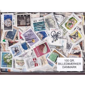 Danmark 100 g. Billedm�rker Enkeltklip - Ny varer hjemkommet 31 - 10 - 2024 - Flot Parti !!