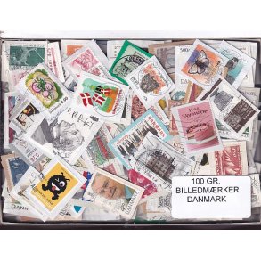 Danmark 100 g. Billedm�rker Enkeltklip - Ny varer hjemkommet 31 - 10 - 2024 - Flot Parti !!