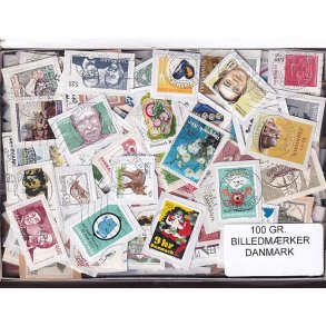 Danmark 100 g. Billedm�rker Enkeltklip - Ny varer hjemkommet 31 - 10 - 2024 - Flot Parti !!