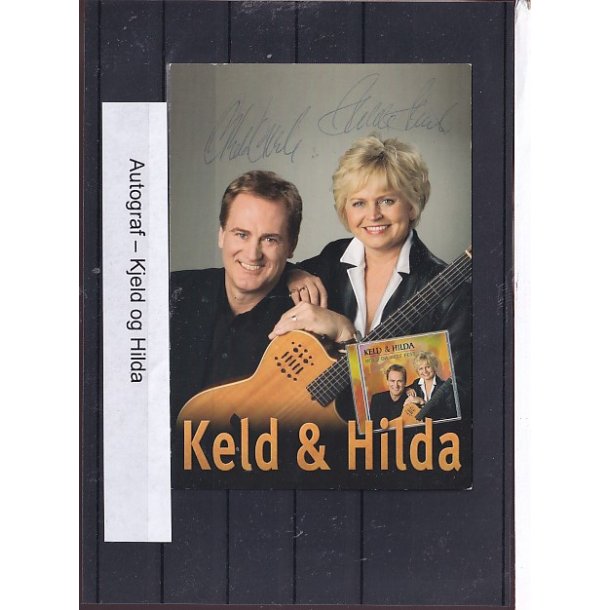 Autografer - Kjeld og Hilda - Sangere