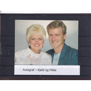 Autografer - Kjeld og Hilda - Sangere