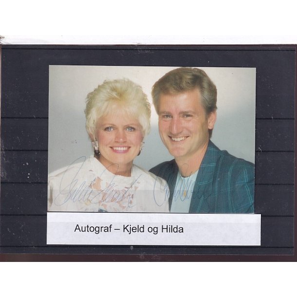 Autografer - Kjeld og Hilda - Sangere