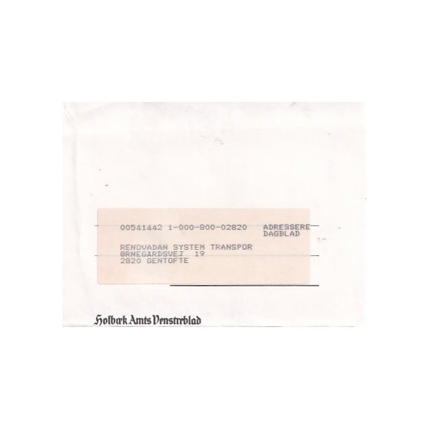 Korsbnd - Brugt - Holbk Amts Venstreblad