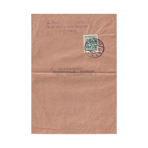 Korsbnd - Brugt 29 - 1 - 1936 - Fra strig til Kbenhavn - Danmark