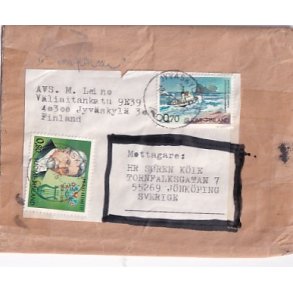 Korsbnd - Brugt 19 - 3 - 1976 - Fra Finland til Sverige