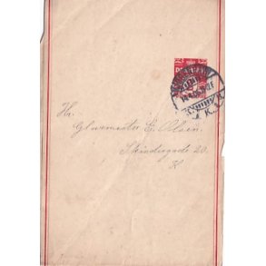 Helsagskorsbnd -  2 re Blgelinie  - Brugt  14 - 4 - 1906