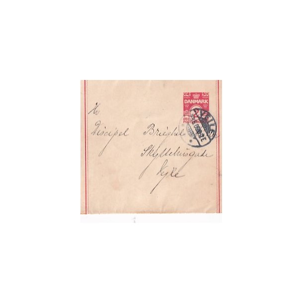 Helsagskorsbnd -  2 re Blgelinie (Forside) - Brugt  23 - 6 - 1909