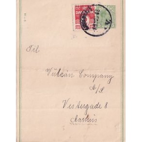 Helsagskorsbnd 26 C -  5 re Chr. X opfrankeret med 2 re Blgelinie -  (Forside) - Brugt