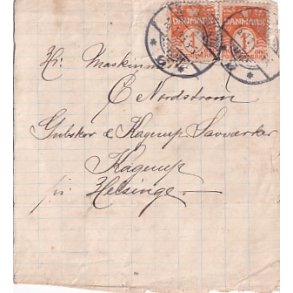 Korsbnd - 2x1 re Blgelinie - Brugt 16 - 1 1906