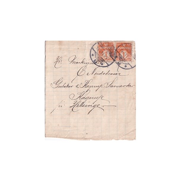 Korsbnd - 2x1 re Blgelinie - Brugt 16 - 1 1906