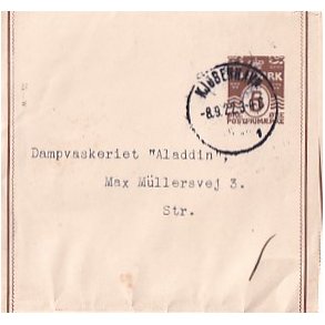 Helsagskorsbnd -  5 re Blgelinie - Brugt 8 - 9- 1922