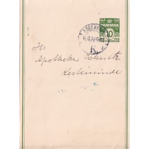 Helsagskorsbnd  35 - W -  10 re Blgelinie - Brugt 16 - 12 - 1922