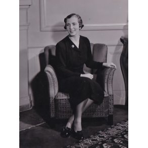 Dronning Ingrid - Royale Pressefoto Elfelt 14x10 cm.