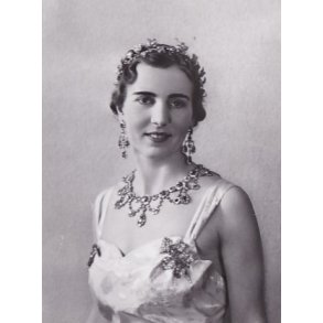 Dronning Ingrid - Royale Pressefoto Elfelt 15x10 cm.