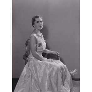 Dronning Ingrid - Royale Pressefoto Elfelt 14x10 cm.