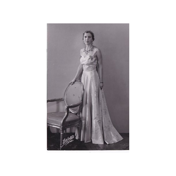Dronning Ingrid - Royale Pressefoto Elfelt 16x10 cm.