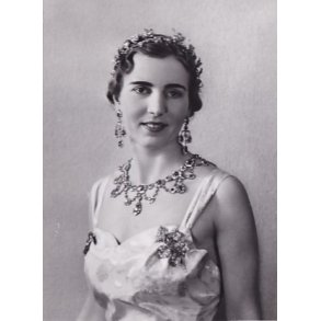 Dronning Ingrid - Royale Pressefoto Elfelt 14x11 cm.