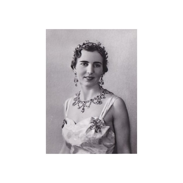 Dronning Ingrid - Royale Pressefoto Elfelt 14x11 cm.