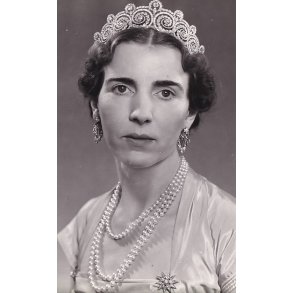 Dronning Ingrid - Royale Pressefoto Elfelt 14x22 cm.