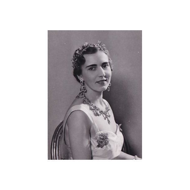 Dronning Ingrid - Royale Pressefoto Elfelt 15x10 cm.