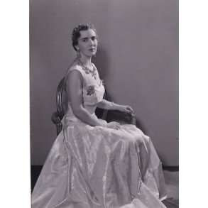 Dronning Ingrid - Royale Pressefoto Elfelt 15x10 cm.