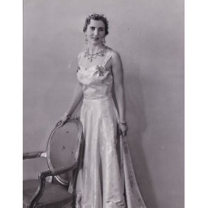 Dronning Ingrid - Royale Pressefoto Elfelt 14x11 cm.