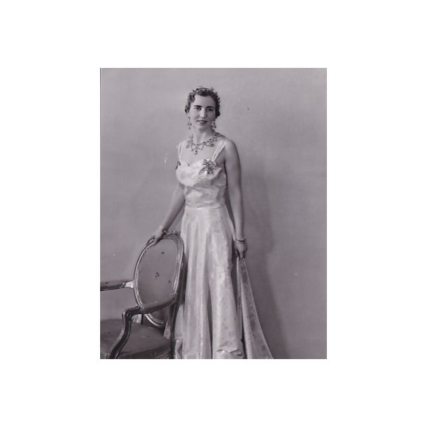 Dronning Ingrid - Royale Pressefoto Elfelt 14x11 cm.