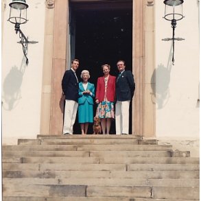 Dronning Margrethe - Prins Henrik, Prins Joachim - Dronning Ingrid  - Royale Pressefoto Elfelt 9x12