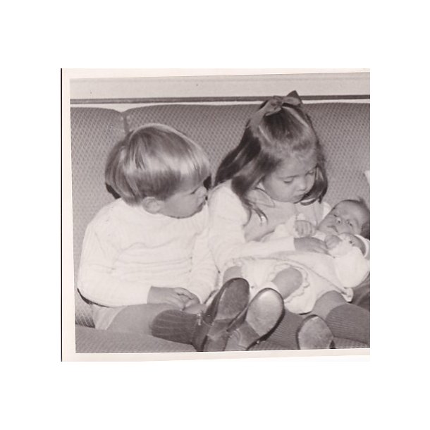 Prins Frederik - Prinsesse Alexa - Prins Gustav - Royale Pressefoto Elfelt 15x14 cm.