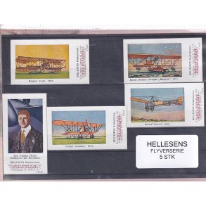 Hellesens Flyverserie - 5 Stk mrkater