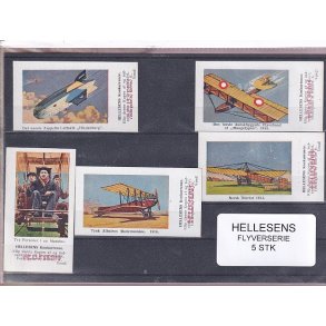 Hellesens Flyverserie - 5 Stk. mrkater
