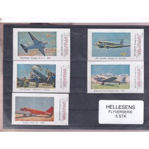 Hellesens Flyverserie - 5 Stk. mrkater
