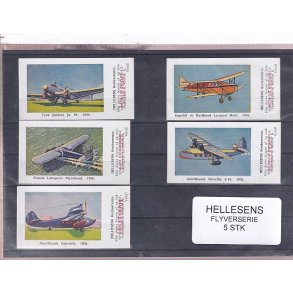 Hellesens Flyverserie - 5 Stk. mrkater