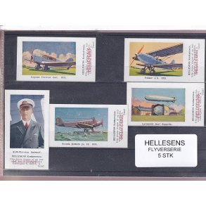 Hellesens Flyverserie - 5 Stk. mrkater