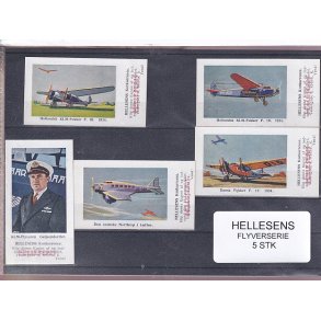 Hellesens Flyverserie - 5 Stk. mrkater