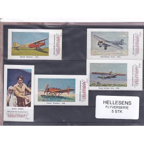 Hellesens Flyverserie - 5 Stk. mrkater